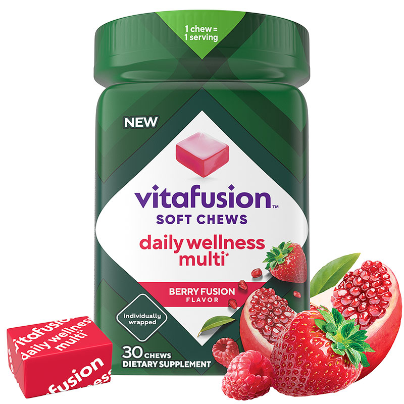 vitafusion™ Daily Wellness Multi* Soft Chew.
