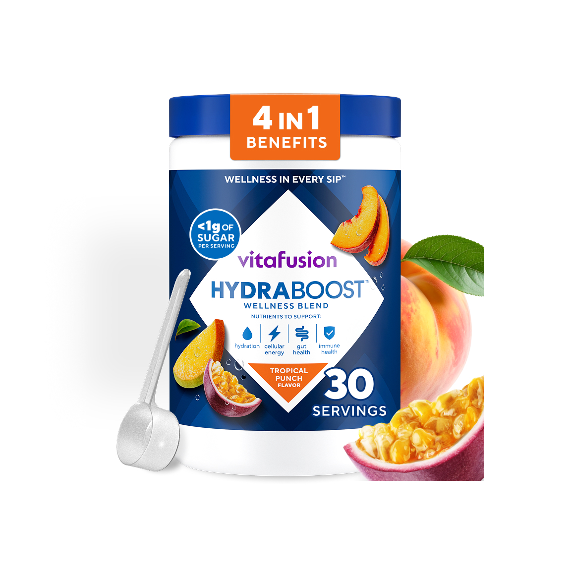 Hydraboost Tropical Punch Wellness Blend.