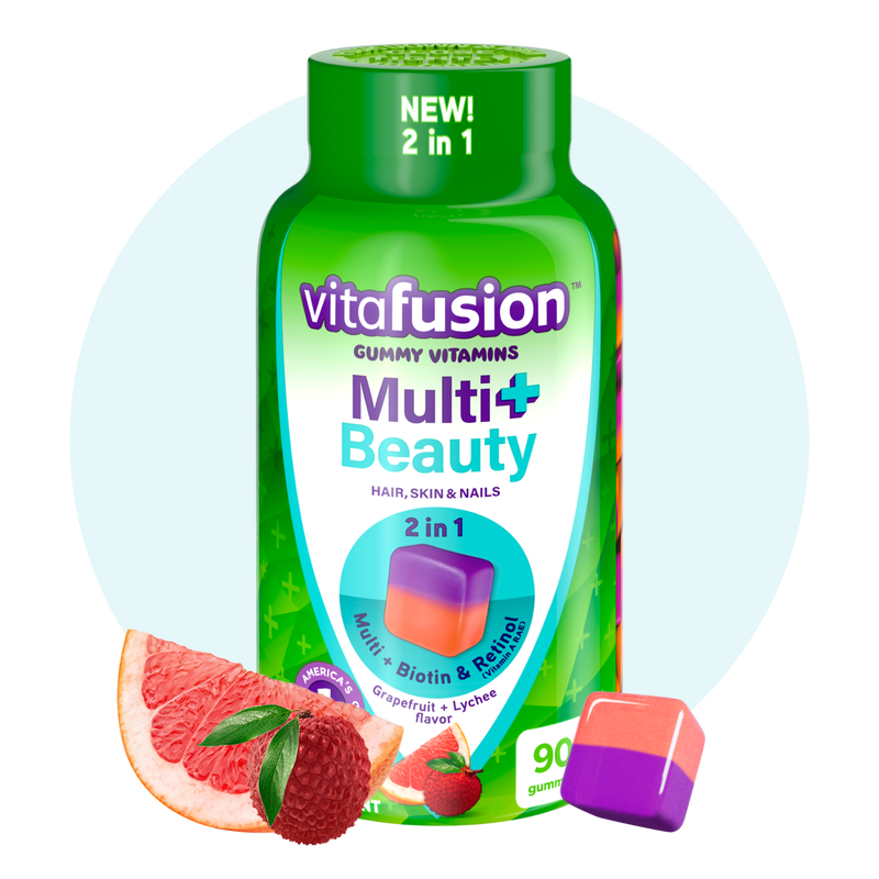 vitafusion™ Multi + Beauty Multivitamin Gummy.