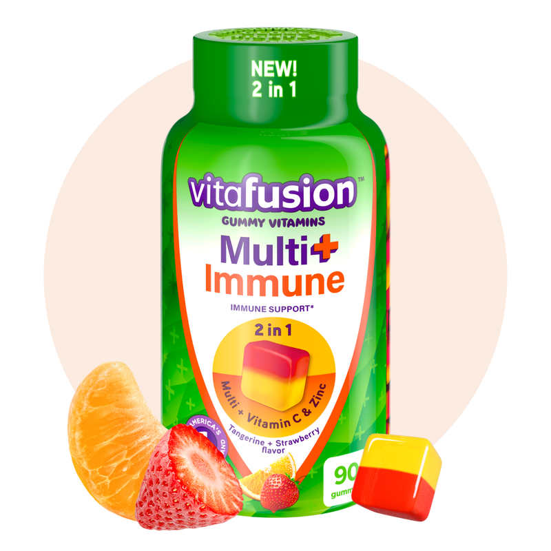 vitafusion™ Multi + Immune Multivitamin Gummy.