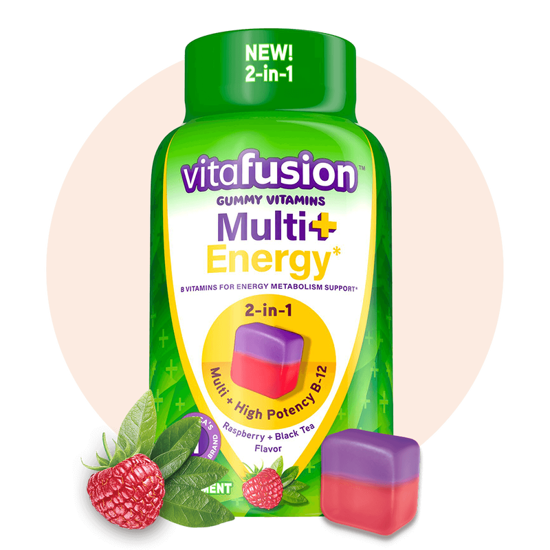 vitafusion™ Multi + Energy Multivitamin Gummy.