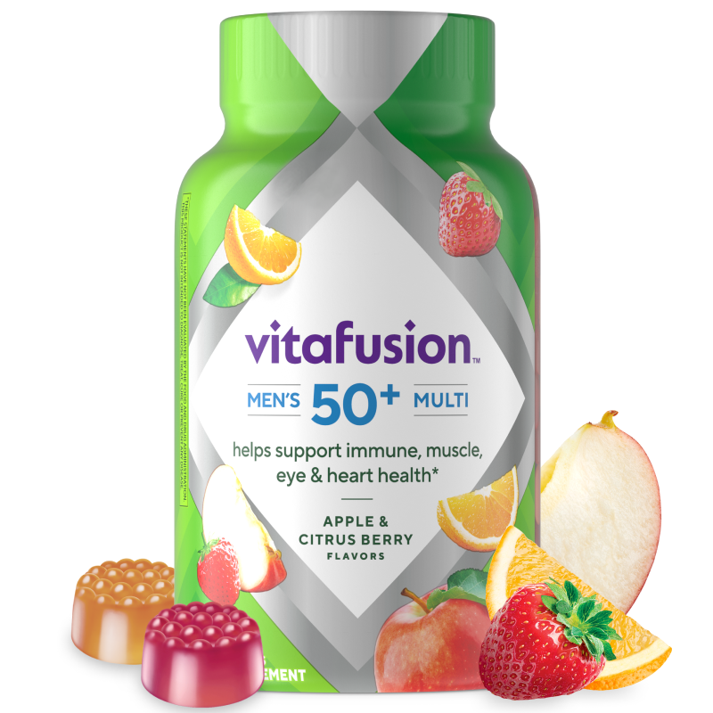 vitafusion™ Men's 50+ Multivitamin Gummy.