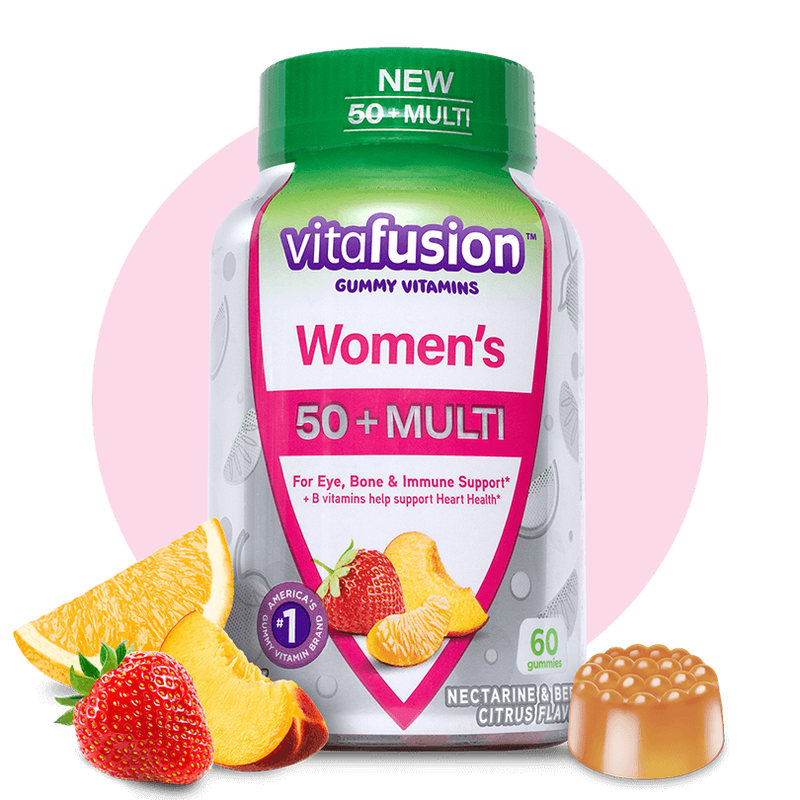 vitafusion™ Women's 50+ Multivitamin Gummy.