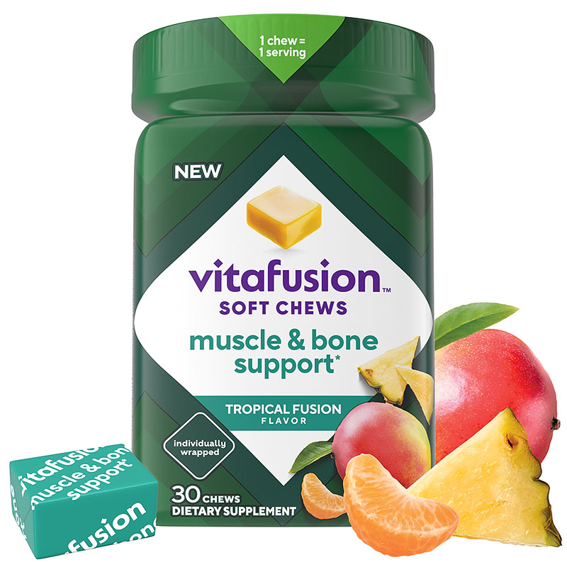 vitafusion™ Muscle & Bone Support* Soft Chew.