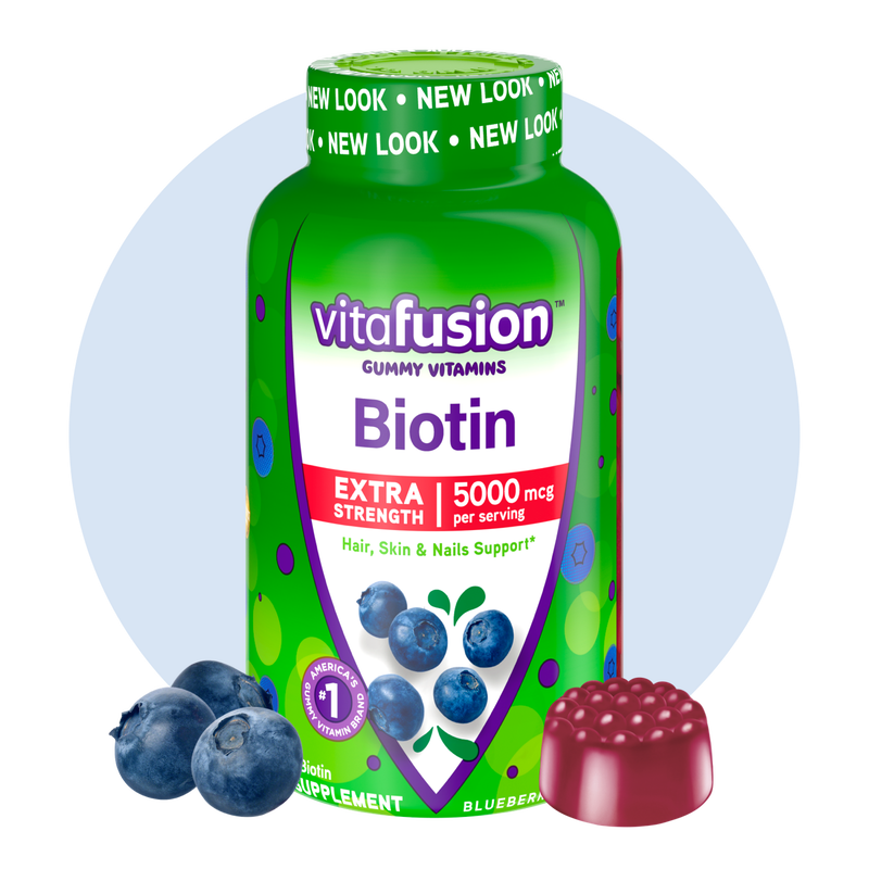 vitafusion™ Extra Strength Biotin Gummy Vitamin.