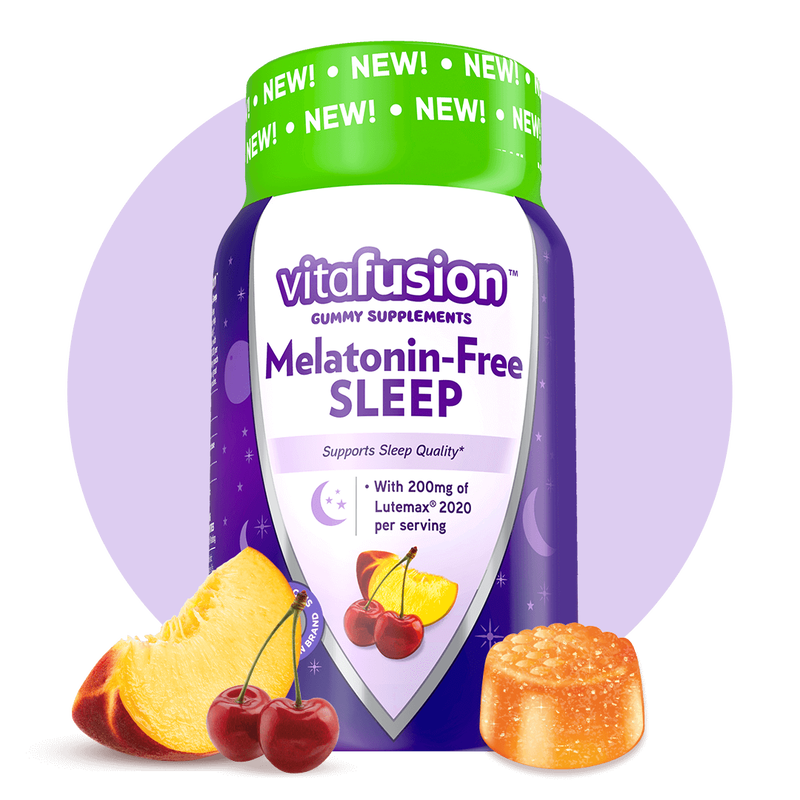 vitafusion™ Melatonin-Free SLEEP Gummy Vitamin.