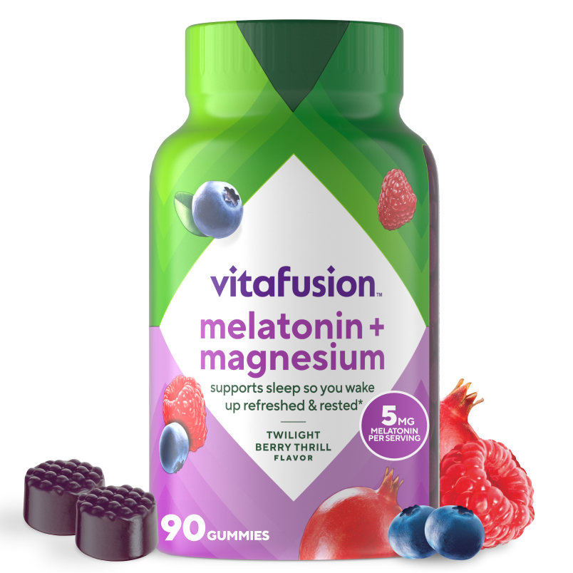 vitafusion™ Melatonin Plus Magnesium Gummy.