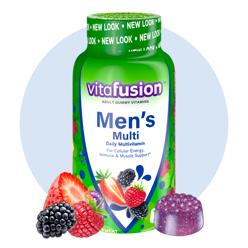 vitafusion™ Men's Daily Multivitamin Gummy.